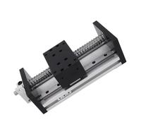 Walfront Actionneur de Guide de Mouvement Linéaire, Actionneur de Roue à Main en Alliage en Aluminium avec 100 Mm de Trait pour les Machines CNC à Axe X y z
