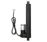 Walfront Actionneur Linéaire électrique 12V, Alliage de Zinc et Alliage d'aluminium, Poussée 3000N, Vitesse de 5 Mm/S, Idéale pour les Tables de Traitement électriques et les Applications (100mm)