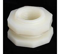 Walfront Adaptateur de Connecteur d'étang d'aquarium 10 Pièces G 1/2, Matériau ABS, Installation Facile, Interface de Filetage Mâle Femelle, Parfait pour Les Aquariums et l'utilisation Aquatique