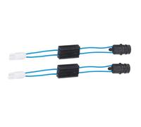 WALFRONT Adaptateur de Décodeur LED T10, Résistance Plug and Play pour Véhicules Européens, ABS Noir, Parfait pour une Installation d'ampoules LED sans Erreur, 2 Pièces