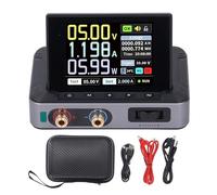 Walfront Alimentation DC Variable Réglable Commutation Alimentation DC 0-30V 0-5A 0-150W Sortie 2.8 Pouces HD IPS Écran Couleur 90 ° Flip Conception PD/QC/DC Entrée