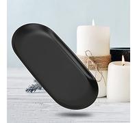 Walfront Bac à Outils à Bougies, Organisateur en Acier Inoxydable, Stockage Pratique pour l'aromathérapie et les Collations, Conception de Cuivre Vintage, 9 X 3,7 Pouces pour la Décoration et la