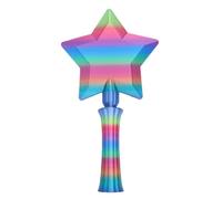 WALFRONT Baguette Magique Porte-Carte de Crédit Baguette de Carte de Débit coloré Télescopique imprimé en 3D Porte-débit sans Contact Jouet éducatif pour Enfants avec Accrocheur