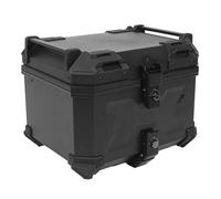 Walfront Boîte à Queue Supérieure de la Moto 45L avec Platte Rapide - Sécurité Universelle et Améliorée, Voyage Confortable - pour Les Motocyclistes à 1,5 Mm/Noir / 42x33x3cm