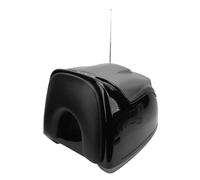 Walfront Boîte Arrière à Moto 38L à Haute Résistance, Maisons Supérieures à Eau pour Transporteur de Rangement de Queue de Scooter (Ti Or)