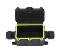 Walfront Boîte de Jonction Étanche IP68 2 Voies Éclairage Extérieur LED 450V 40A Résiste -40°C à +105°C Borniers Cuivre pour Extérieur
