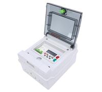Walfront Boîtier de Distribution Extérieur étanche IP66 avec Interrupteur Horaire Numérique, Coffret électrique Mural en ABS, 5 Voies 32A 400V pour Disjoncteur