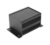 Walfront Boîtier de Refroidissement en Aluminium, Boîtiers de Protection en Alliage de Dissipation Thermique pour les Projets de Circuits Imprimés, Noir Mat 40x50x60mm, Idéal pour l'électronique de