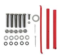 Walfront Bras de Support pour Palan électrique, capacité de Charge de 600 | Support D échafaudage, Matériau Haute Résistance, Tube D échafaudage de 48 Mm, Levage de Construction, Télescopique de 75 à
