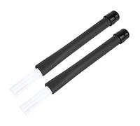 Walfront Brosse à Tambour Jazz, Bâton Rétractable, Manche en Caoutchouc, pour les Amateurs de Batterie, Longueur 33 Cm