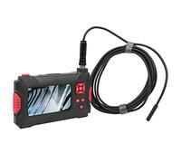 Walfront Caméra D'Endoscope D'Inspection avec une Lumière de 8 Mm à Double Objectif Endoscope Industriel 1080p Affichage LCD Caméra de Surmonie 9 Lumières pour Inspection du Pipeline (10m)
