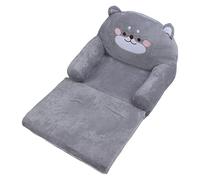 Walfront Canapé pour Enfants, Chaise en Tissu Doux, Mini canapé, Design de Dessin animé, avec Dossier Large, pour Lire et Se Détendre (2 Niveaux)