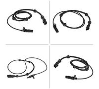 Walfront Capteur de Vitesse de Roue Avant, Capteur Intelligent à 2 Broches, Remplacement de Haute Précision pour 407, 407SW, C6 avec une Longueur de 51,2 Pouces