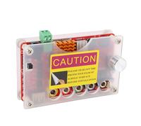 Walfront Carte de Dérivation d'alimentation ATX, Tension Réglable, Entrée 13-24 V, Sortie 1,8-10,8 V, Module de Dérivation ATX avec Affichage LED, Kit de Boîtier en Acrylique