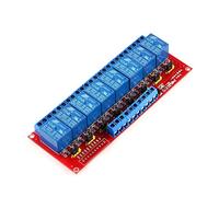 Walfront Carte de Module de Relais à 8 Canaux DC 12V, Module de Relais à Double Déclenchement Haut et Bas avec Indicateur de Traction