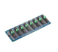 Walfront Carte de Résistance Programmable, 0,1R à 9999999R avec une Précision de Pas de 0,1R, Module de Résistance à 8 Sections, avec Bornier à Vis, pour Expériences éducatives et