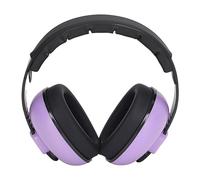 Walfront Casque Antibruit Protection Auditive Pliable NRR 31dB pour Voyage et Études avec Coque ABS et Éponge Insonorisante Violet