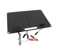 Walfront Chargeur de Panneau Solaire Portable à Double Sortie à Double Sortie pour Ordinateur Portable pour Téléphone pour Ordinateur, Panneau Solaire USB à Haute efficacité 12V24V pour les
