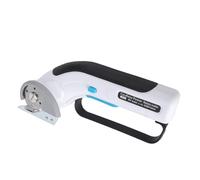 Walfront Ciseaux électriques sans Fil avec Lumière LED, Cutter Rotatif | Batterie Rechargeable 2000 MAh, Vitesse de 320 Tr,Min, Lames Auto Affûtantes, Interrupteur de Verrouillage de sécurité,