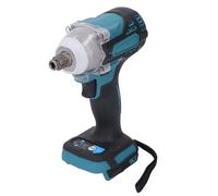 Walfront Clé à Impact électrique sans Fil, 2 sur 1 le Freinage Bidirectionnel Multifonctionnel Motor sans Balais 350N Impact électrique avec des Batteries ABS 18V LI-ion