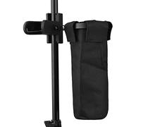 Walfront Clip de Grande capacité sur Sac de Porte-Bâtons de Tambour, Porte-Pilon avec 10 Paires de Bâtons pour Le Tambour de Cymbale, Stand de Musique, Tissu Oxford, Pince à Ressort