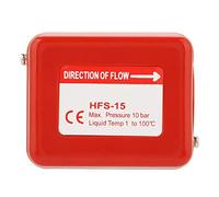 Walfront Commutateur de Débit à Palette 1/2" Contrôleur de Débit d'eau Palettes Réglables pour Systèmes de Protection Incendie CVC Joint en Laiton Boîtier en Fer é Micro-interrupteur SPDT