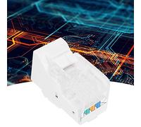 Walfront Connecteur à 4 Cœurs du Module CAT3 RJ11, Matériau ABS Durable, Idéal pour l'ingénierie des Réseaux et la Transmission du Signal