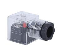 Walfront Connecteur de Bobine de Solénoïde, étanche, Durable, Lot de 5 | Utilisation universelle, conception transparente, forte adaptabilité, longue durée de vie, facile à ranger, protection IP65