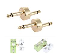 Walfront Connecteur de Pédale d'effet de Guitare, Coupleur de Type Z, Transmission de Signal à Faible Bruit, Conception Peu Encombrante pour Accessoire de Panneau de Pédale de Guitare