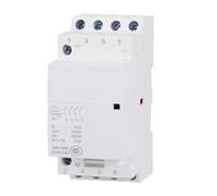 Walfront Contacteur CA 25A 4 Pôles 4NO, Montage sur Rail DIN Bobine 50Hz,