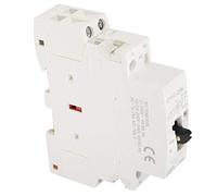 Walfront Contacteur de Ménage Montage sur Rail Din Mini 2P 25A 220V 50Hz(2NC) Commutateur de Commande Manuelle