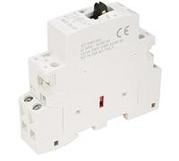 Walfront Contacteur Modulaire Rail DIN 2P 25A 220V 50Hz Commande Manuelle | Contacteur Manuel Automatique, 2NO 2NC en Option, Boîtier IP20, Bruit Inférieur à 15 DB, Boîtes Domestiques, Appareillage