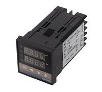 Walfront Contrôleur de Température PID, Thermostat Numérique LED avec Thermocouple PID et Type K à Réglage Automatique, 32 à 2372 Degrés Fahrenheit pour Fours, Incubateurs à Usage Industriel