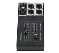 Walfront Contrôleur de Volume Passif Atténuateur Stéréo Bouton de Volume 70 Mm avec 1 Entrée 2 Sorties Connecteurs Plaqués or pour PC DAC Carte Son Smartphone