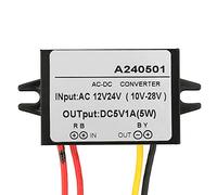 Walfront Convertisseur AC vers DC 5 V Module d'alimentation SMD 12 V 24 vers 5 1 A 2 A 3 IP67 96% d'efficacité avec Protection pour Moniteur de Voiture, Caméra, Routeur, Utilisation en Extérieur