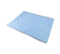 Walfront Couverture d'extérieur Extra Large pour Pique-Nique, Tapis de Pique-Nique Pliable en Polyester 75,2 X 59,1 Pouces, Couverture de Plage Imperméable avec Sac de Rangement pour Camping, (Blue)