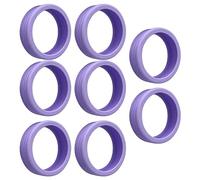 Walfront Couvre-Roues de Valise à Bagages 8 Pièces, Protection de Boîtier de Chariot en Silicone Absorbant Les Chocs, Protecteurs de Sol Antibruit pour Sacs de Voyage et Meubles (Purple)