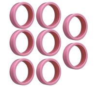 Walfront Couvre-Roues de Valise à Bagages 8 Pièces, Protection de Boîtier de Chariot en Silicone Absorbant Les Chocs, Protecteurs de Sol Antibruit pour Sacs de Voyage et Meubles (Pink)