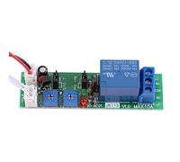 Walfront DC 5 V 12 V 24 V Module de minuterie cyclique Relais Marche/arrêt Minuteur de Retard (DC12 V, 0-120 Min, Vert)