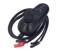 Walfront DC24V 45A Contrôleur de Joystick pour Fauteuil Roulant électrique Matériau en Aluminium Remplacement de Commande Flexible pour Vélo en Fauteuil Roulant avec Connecteur de Frein