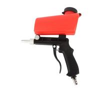Walfront de Sable, Outil de Dynamitage de Sableur de Nettoyeur Haute Pression Mini Aluminium Portable Sableuse Pneumatique (Rouge)