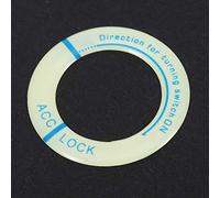 WALFRONT Décorer les Apparences du Commutateur d'allumage, Rendez Votre Voiture/Moto Particulière et Unique, Automatique, Installation Facile avec Bande Auto-adhésive sans Forage ou Coupe (Mots