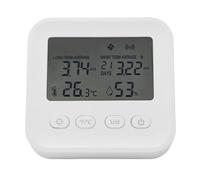 Walfront Détecteur de Radon 4 en 1, Kit de Test de Radon avec Moyenne à Long et Court Terme, Température et humidité, pour sous-Sol Domestique