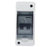 Walfront DZ47X 63 25A DC Mini Disjoncteur AC90-400V DC12V-400V 2P Interrupteur de Déconnexion Solaire avec Grand Espace de Câblage pour Système Solaire Photovoltaïque Panneau