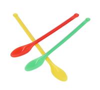 Walfront Échantillonnage Scoop Laboratory Spoon, ABS Plastic, Micro Scoop à Double extrémité avec 3 Couleurs pour l'échantillonnage et le Mélange dans les Laboratoires