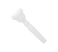 Walfront Embout de Trompette Compact ABS Blanc, adapté à Toutes les Trompettes Standards, Son Pur, Forme Exquise, économie de Travail, Portable, fabriqué avec des Matériaux Respectueux de
