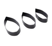 Walfront Emporte Pièces Forme Feuille, Jeu de Coupe Creux 3 Pièces 112 Mm
