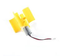 Walfront Éolienne Verticale électricité Micro éoliennes Verticales Kit Petit Générateur de Pales de Moteur pour Bricolage