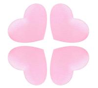 WALFRONT Éponge Cosmétique Sponge en Forme de Cœur 500pcs / Sac Mariage Supply Decor Decor Decoration Decoration Mariage Anniversary Party Soft Cosmetic Sponge avec (2,1 cm Pink 500 Pieces/Pack)