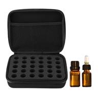 Walfront Étui de Transport d'huile Essentielle Universelle, Cuir EVA Premium, Grande capacité, Conception Antichoc pour Les Bouteilles de 5 ML, Parfaite pour Les Voyages et l'utilisation à